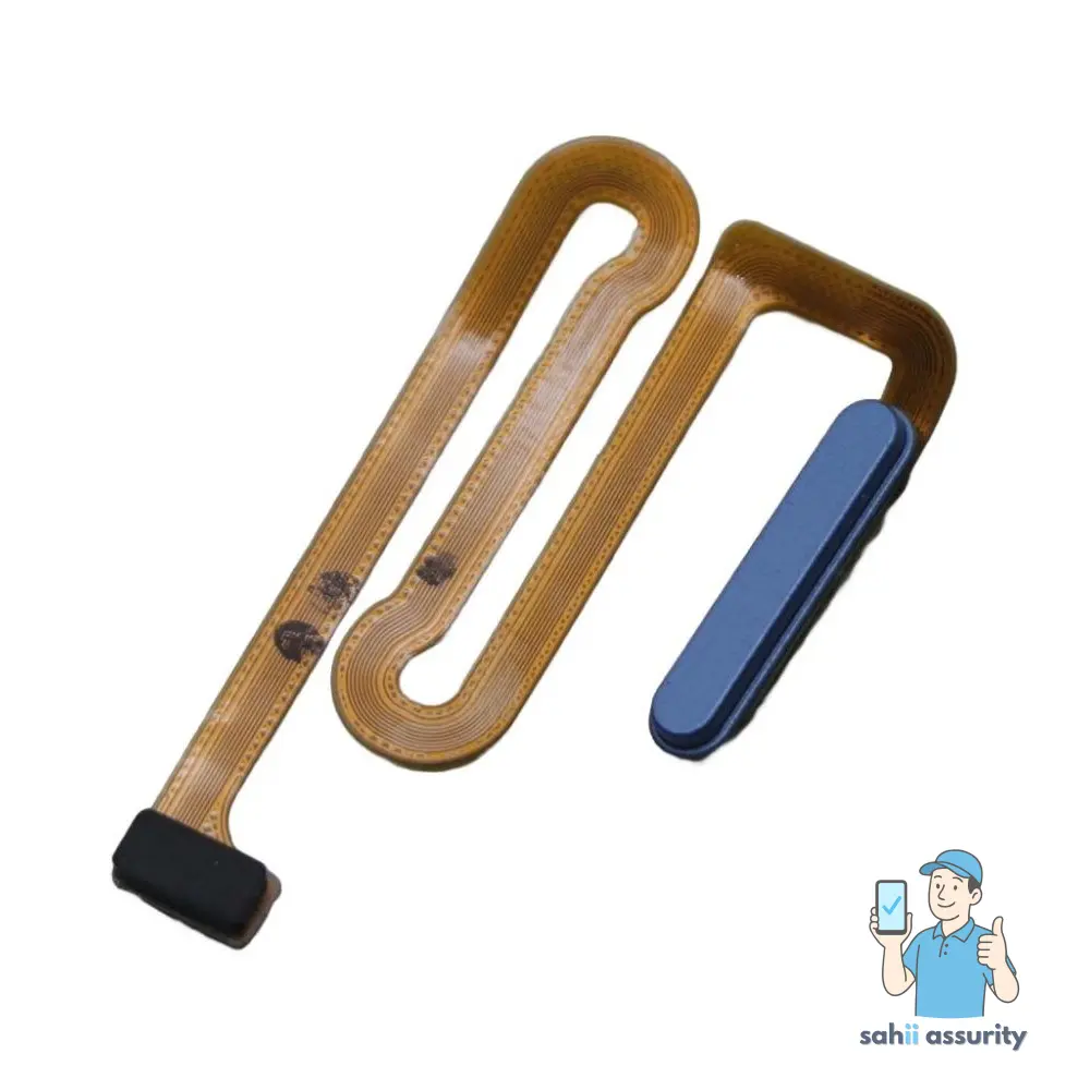 Fingerprint Sensor with Flex Cable for Samsung Galaxy F12 Blue